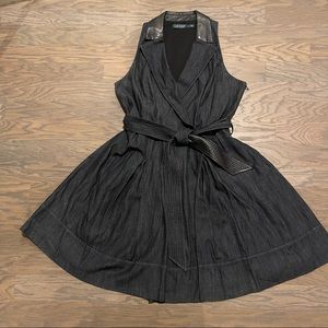 Sleeveless Denim Dress